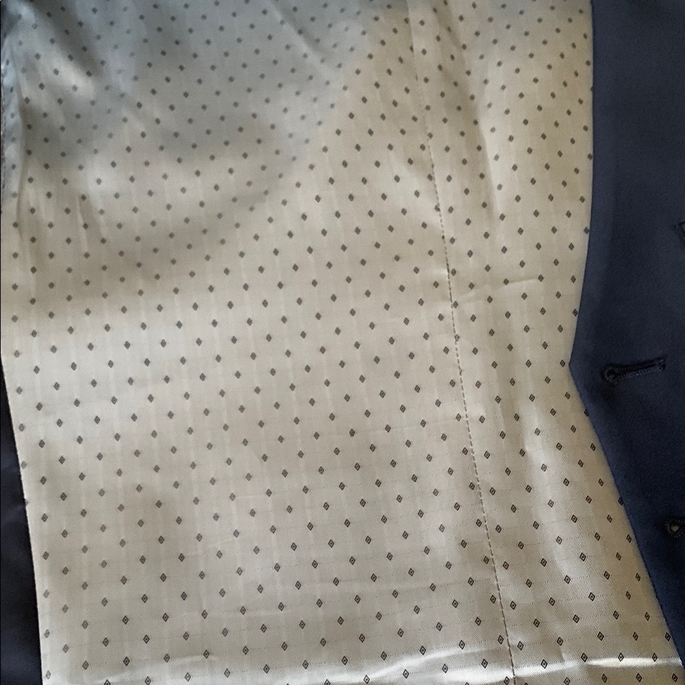 Express Navy Blue Men's Vest - Picture 3 of 5